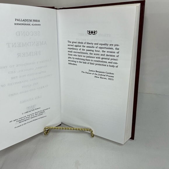 Second Amendment Primer American Heritage Library NRA Signed Presented To Dated - Picture 3 of 8